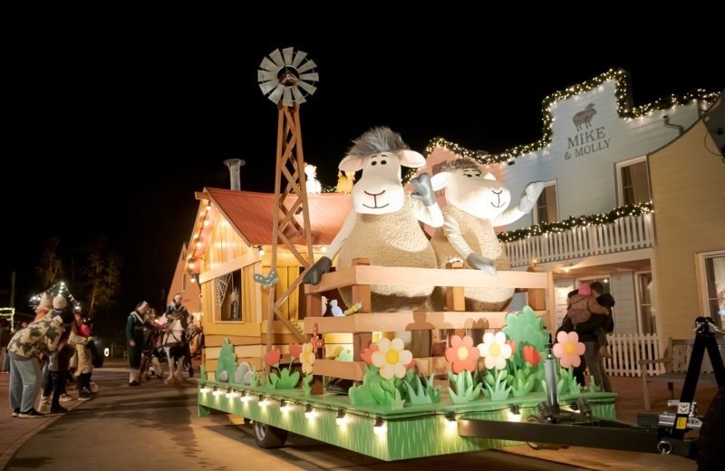 Betoverende winterparade