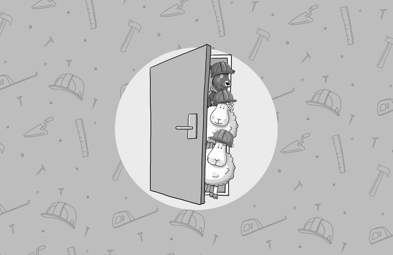 Stap 10: Plafonds en binnendeuren plaatsen