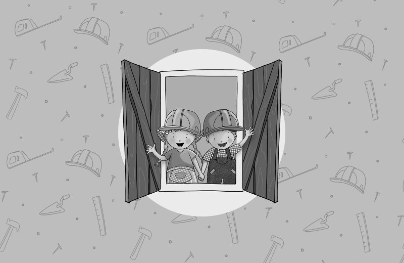 Stap 9: Kozijnen plaatsen