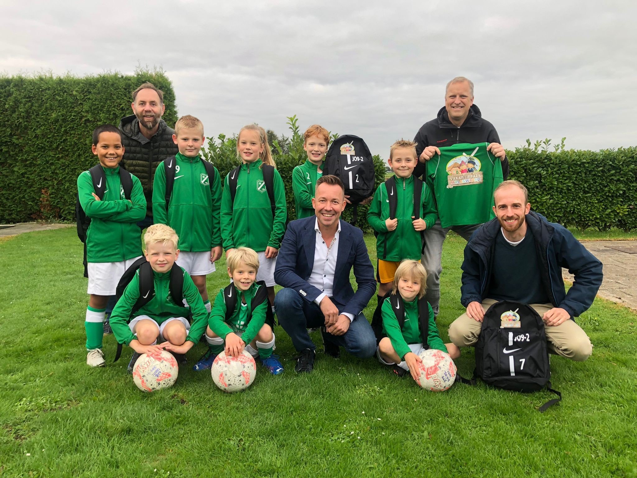 Vakantiepark Molenwaard nieuwe hoofdsponsor van VVAC pupillenteams